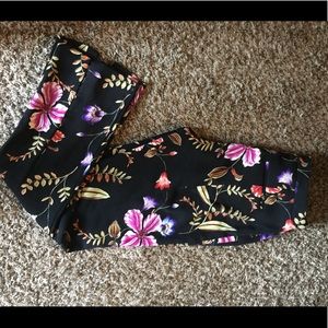 Floral dress pants